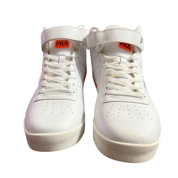 Fila Vulc 13 Reflective High-Top Sneaker Shoes Men's US 9 | EUR 42 White w/ Box - Picture 3 of 9